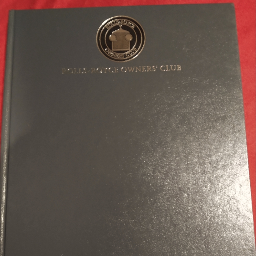 Rare Rolls Royce Owners Club Desk Diary 2006